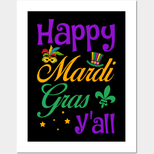 Mardi Gras Carnival Festival Tuesday Party Posters and Art